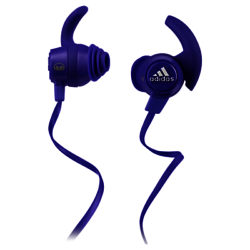 Adidas Response Canal Sports Headphones with In-Line Microphone Purple